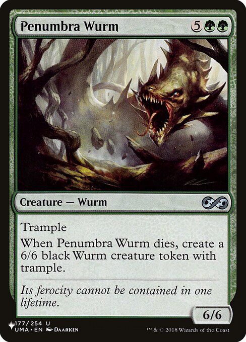 Penumbra Wurm - The List