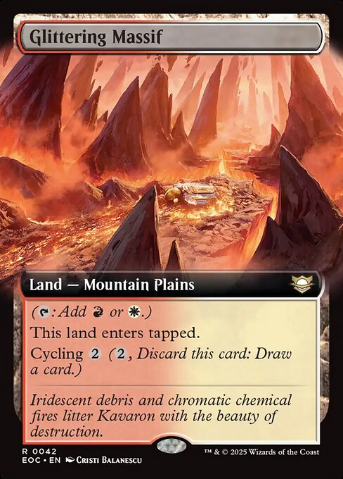 Glittering Massif - Edge of Eternities Commander - Extended Art