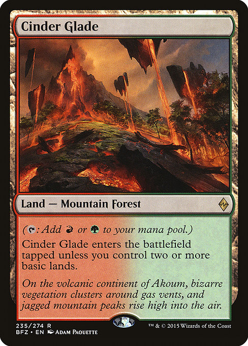 Cinder Glade - Battle for Zendikar