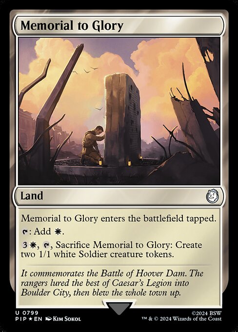 Memorial to Glory - Fallout - Surge Foil