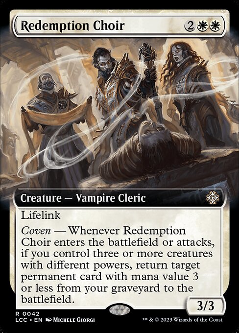 Redemption Choir - The Lost Caverns of Ixalan Commander - Extended Art