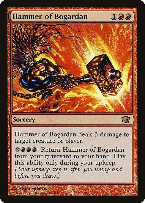 Hammer of Bogardan - Eighth Edition - Promo Foil