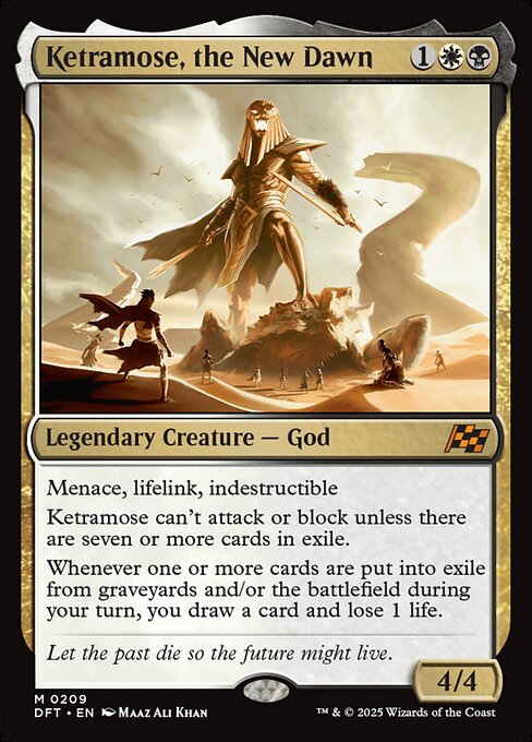 Ketramose, the New Dawn - Aetherdrift