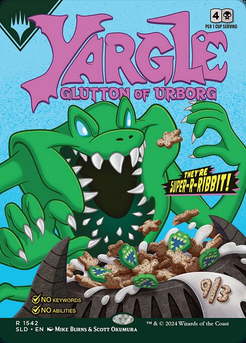 Yargle, Glutton of Urborg - Secret Lair Drop - Borderless