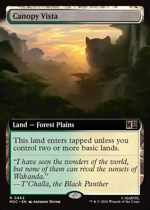 Canopy Vista - Marvel Super Heroes Commander - Extended Art