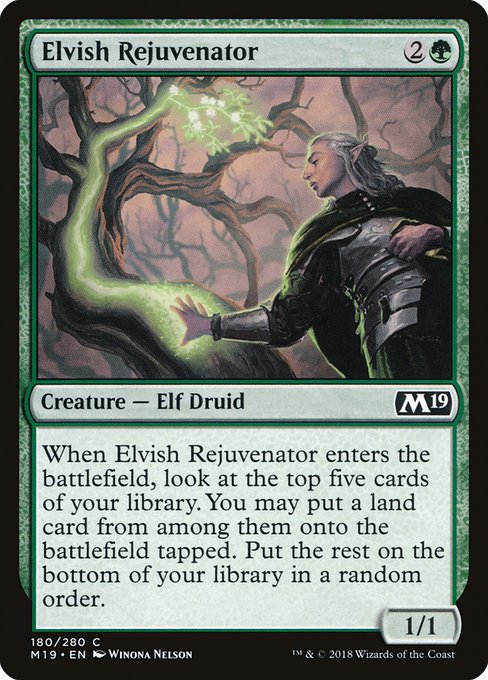 Elvish Rejuvenator - Core Set 2019