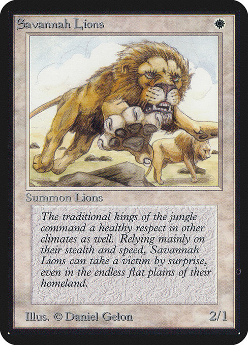 Savannah Lions - Limited Edition Alpha