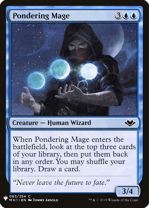 Pondering Mage - The List