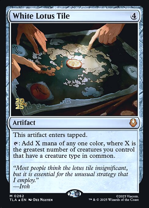 White Lotus Tile - Avatar: The Last Airbender Promos