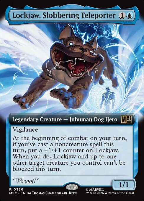 Lockjaw, Slobbering Teleporter - Marvel Super Heroes Commander - Extended Art