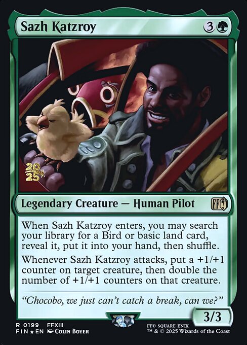 Sazh Katzroy - Final Fantasy Promos