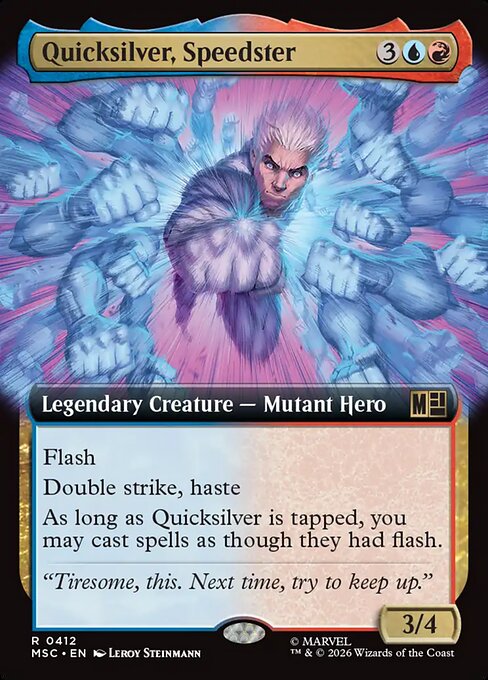 Quicksilver, Speedster - Marvel Super Heroes Commander - Extended Art