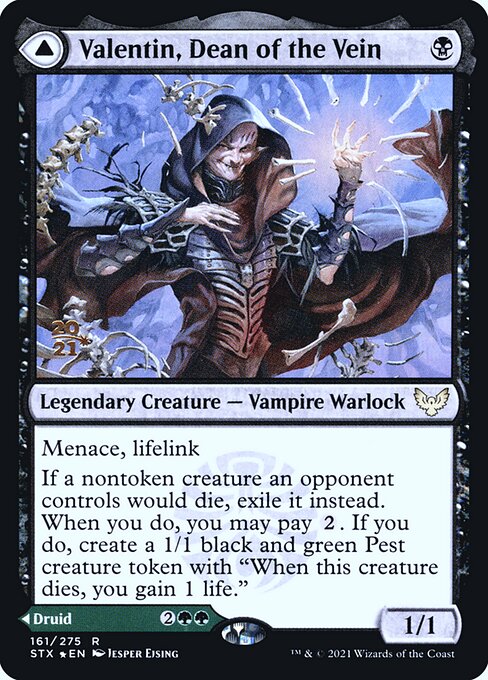 Valentin, Dean of the Vein // Lisette, Dean of the Root - Strixhaven: School of Mages Promos - Promo Foil