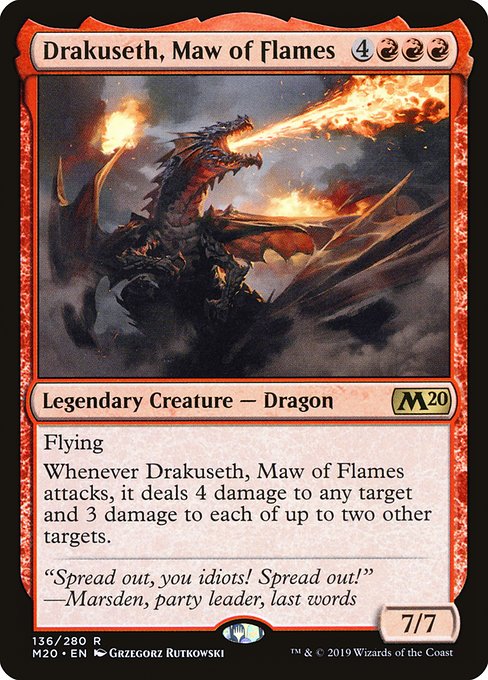 Drakuseth, Maw of Flames - Core Set 2020