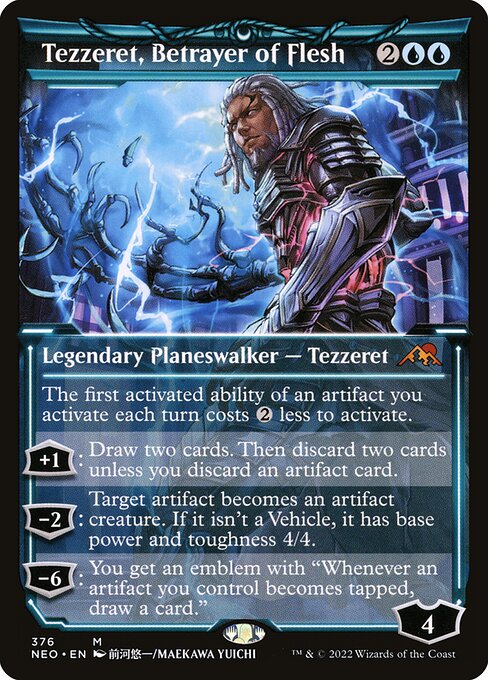 Tezzeret, Betrayer of Flesh - Kamigawa: Neon Dynasty