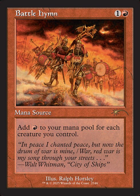 Battle Hymn - Secret Lair Drop