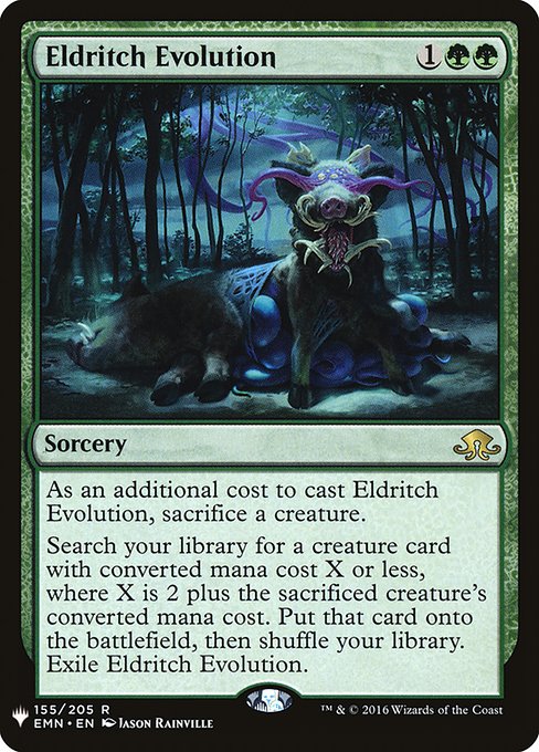 Eldritch Evolution - The List