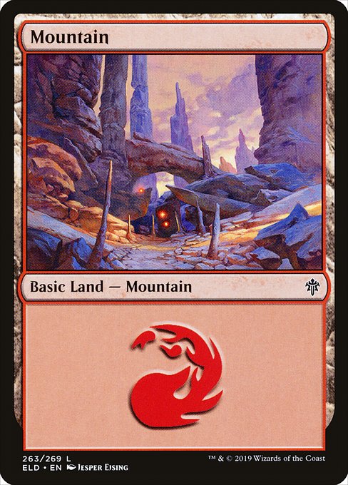 Mountain - Throne of Eldraine