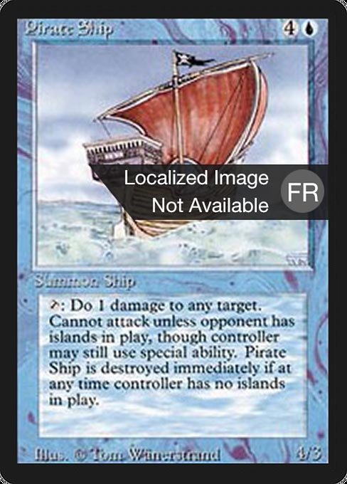 Navire pirate (Pirate Ship) - Foreign Black Border