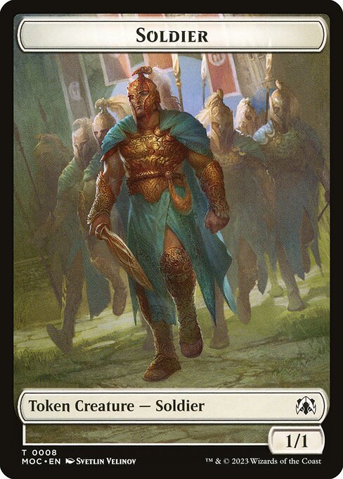 Soldier - March of the Machine Commander Tokens