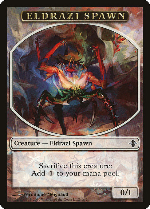 Eldrazi Spawn - Rise of the Eldrazi Tokens