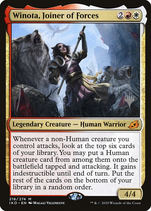 Winota, Joiner of Forces - Ikoria: Lair of Behemoths Promos