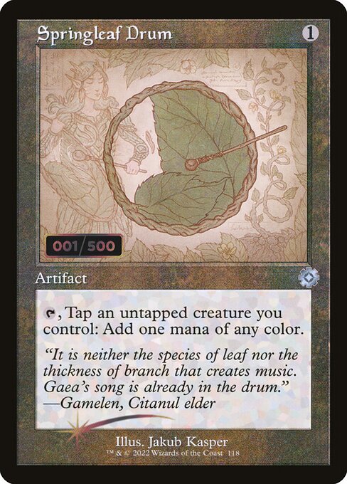 Springleaf Drum - The Brothers' War Retro Artifacts - Double Rainbow