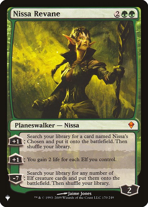 Nissa Revane - The List