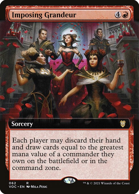 Imposing Grandeur - Crimson Vow Commander