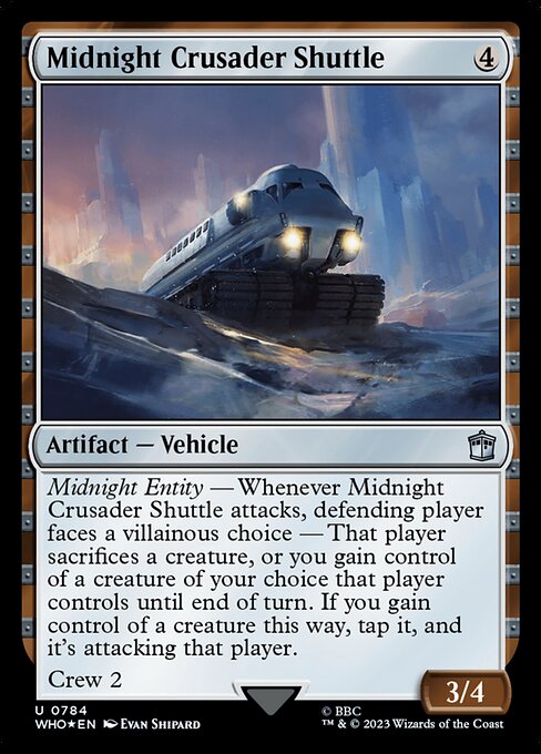 Midnight Crusader Shuttle - Doctor Who - Surge Foil