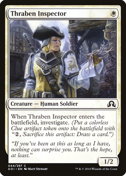 Thraben Inspector - Shadows over Innistrad