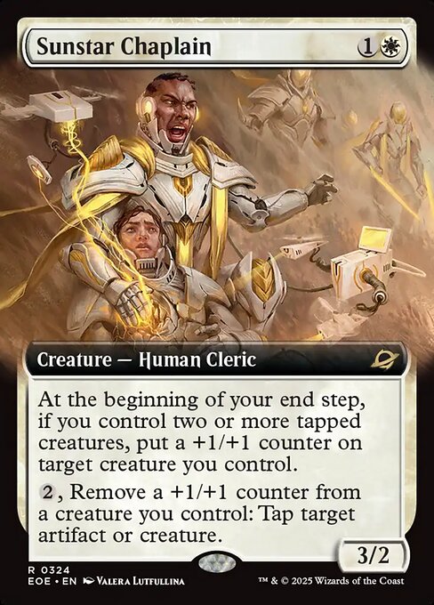 Sunstar Chaplain - Edge of Eternities - Extended Art