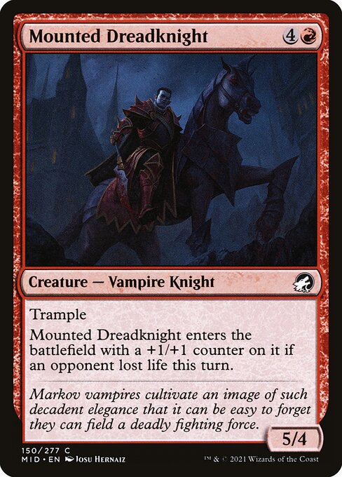 Mounted Dreadknight - Innistrad: Midnight Hunt