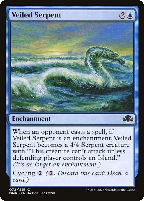 Veiled Serpent - Dominaria Remastered