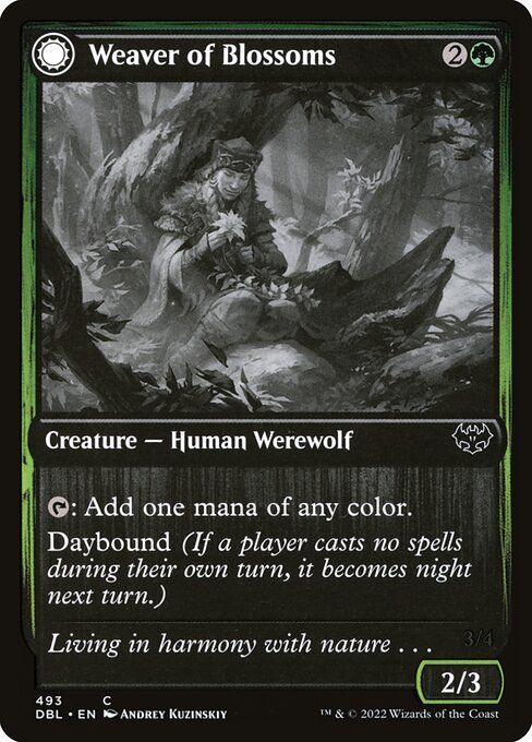 Weaver of Blossoms // Blossom-Clad Werewolf - Innistrad: Double Feature