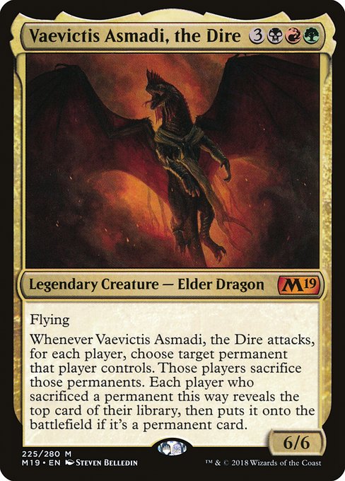 Vaevictis Asmadi, the Dire - Core Set 2019