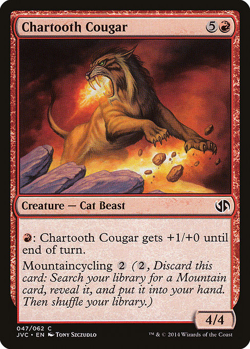 Chartooth Cougar - Duel Decks Anthology: Jace vs. Chandra