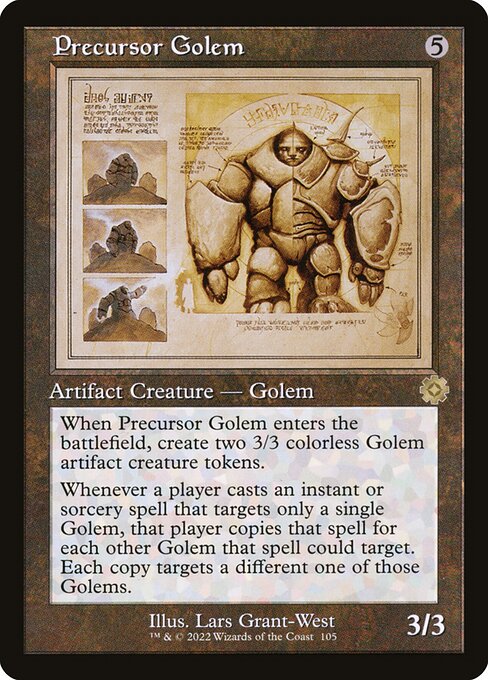 Precursor Golem - The Brothers' War Retro Artifacts