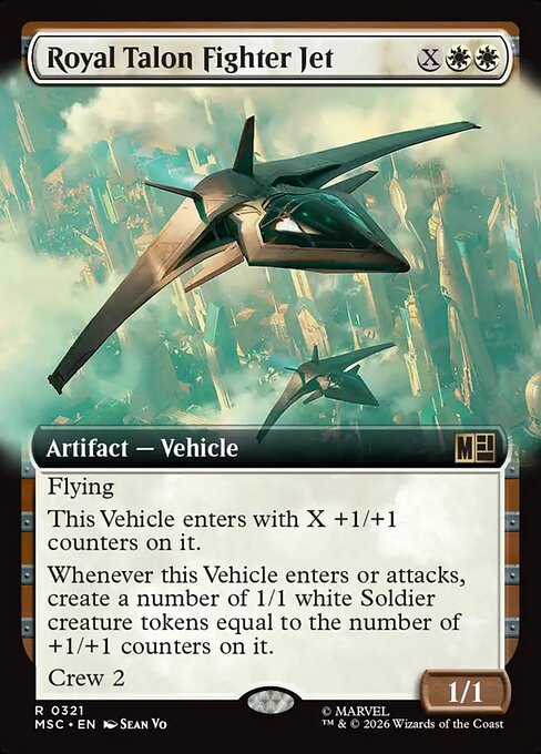 Royal Talon Fighter Jet - Marvel Super Heroes Commander - Extended Art