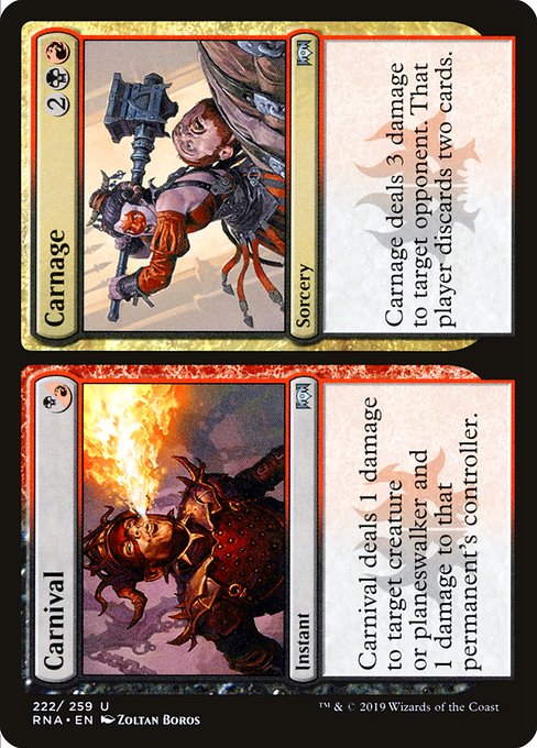 Carnival // Carnage - Ravnica Allegiance