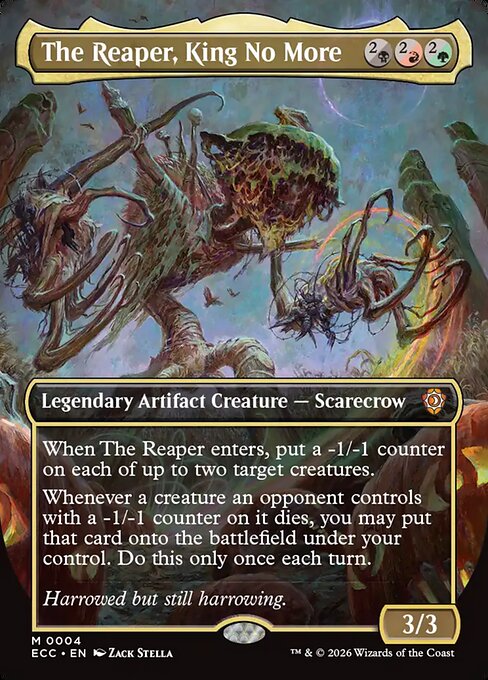 The Reaper, King No More - Lorwyn Eclipsed Commander - Borderless