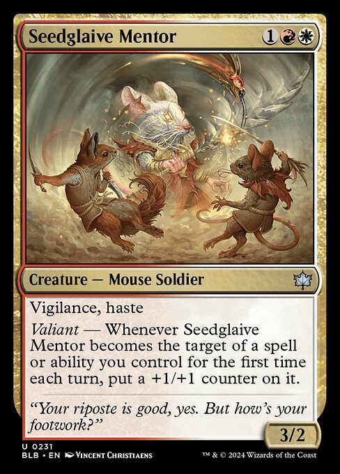 Seedglaive Mentor - Bloomburrow