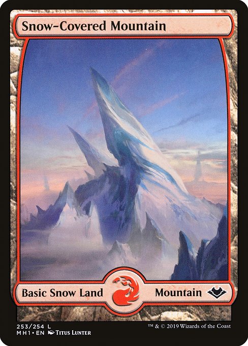 Snow-Covered Mountain - Modern Horizons