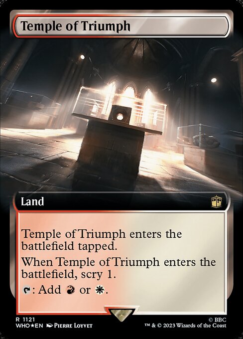 Temple of Triumph - Doctor Who - Surge Foil