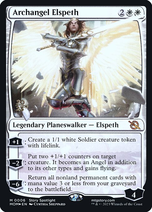 Archangel Elspeth - March of the Machine Promos - Promo Foil