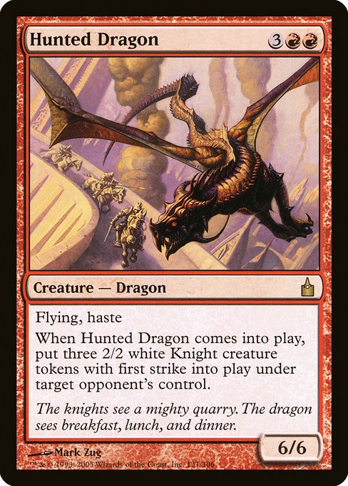 Hunted Dragon - Ravnica: City of Guilds