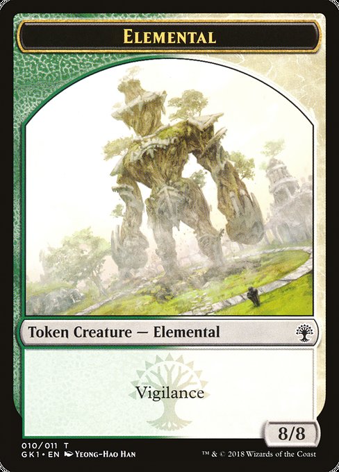 Elemental // Centaur - GRN Guild Kit Tokens