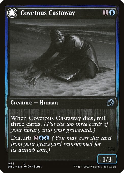 Covetous Castaway // Ghostly Castigator - Innistrad: Double Feature