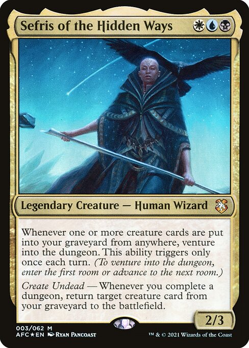 Sefris of the Hidden Ways - Forgotten Realms Commander