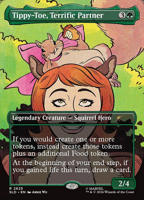 Tippy-Toe, Terrific Partner - Secret Lair Drop - Borderless